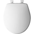 Bemis 7B730EC 000 Round Toilet Seat, Plastic, White