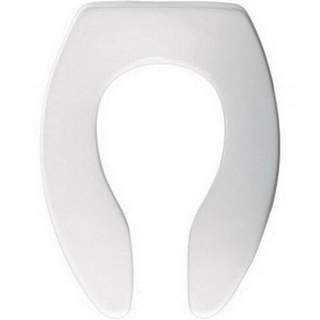 Bemis Commercial Extra Heavy-Duty Plastic Toilet Seat White