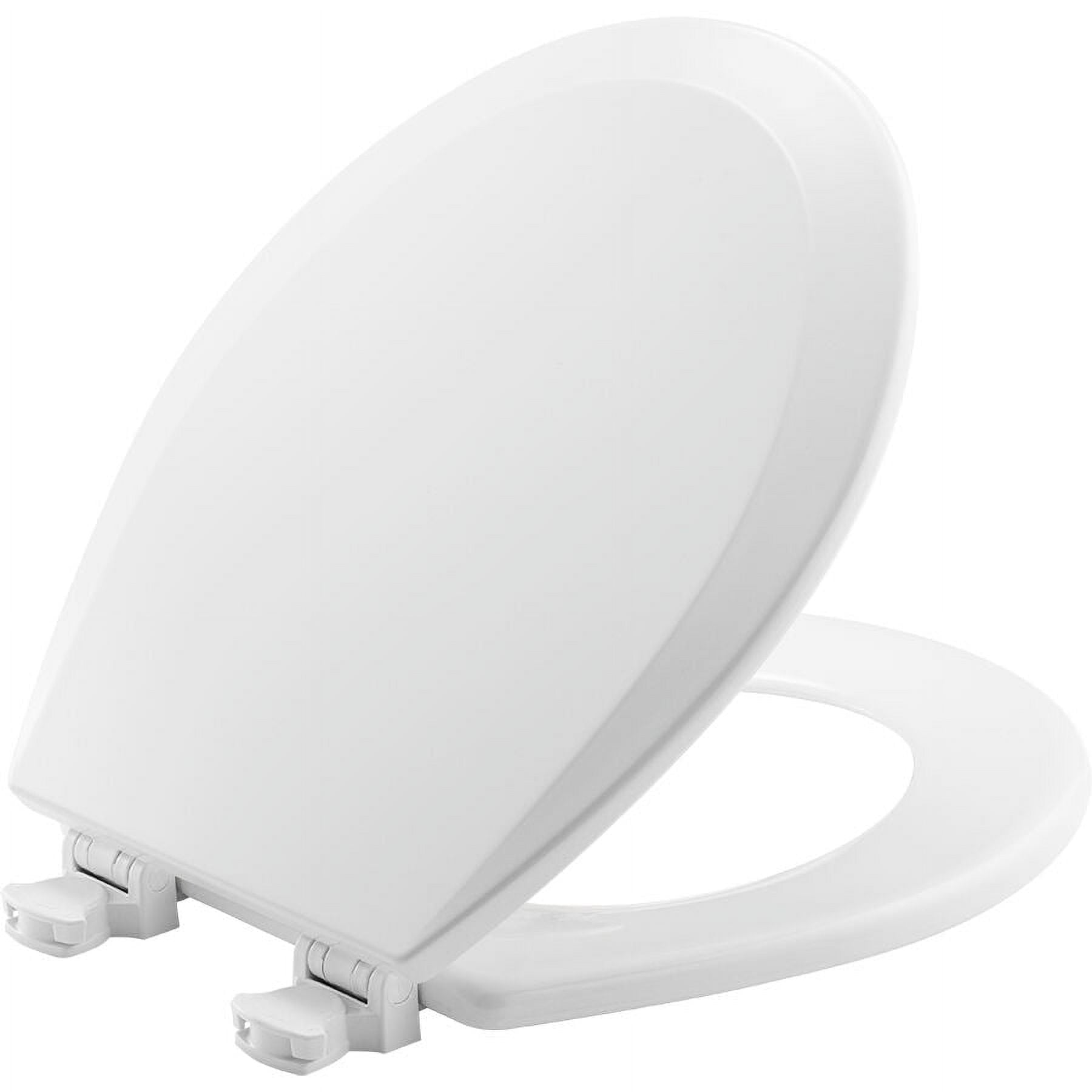 Bemis Residential Round Molded Wood Toilet Seat White