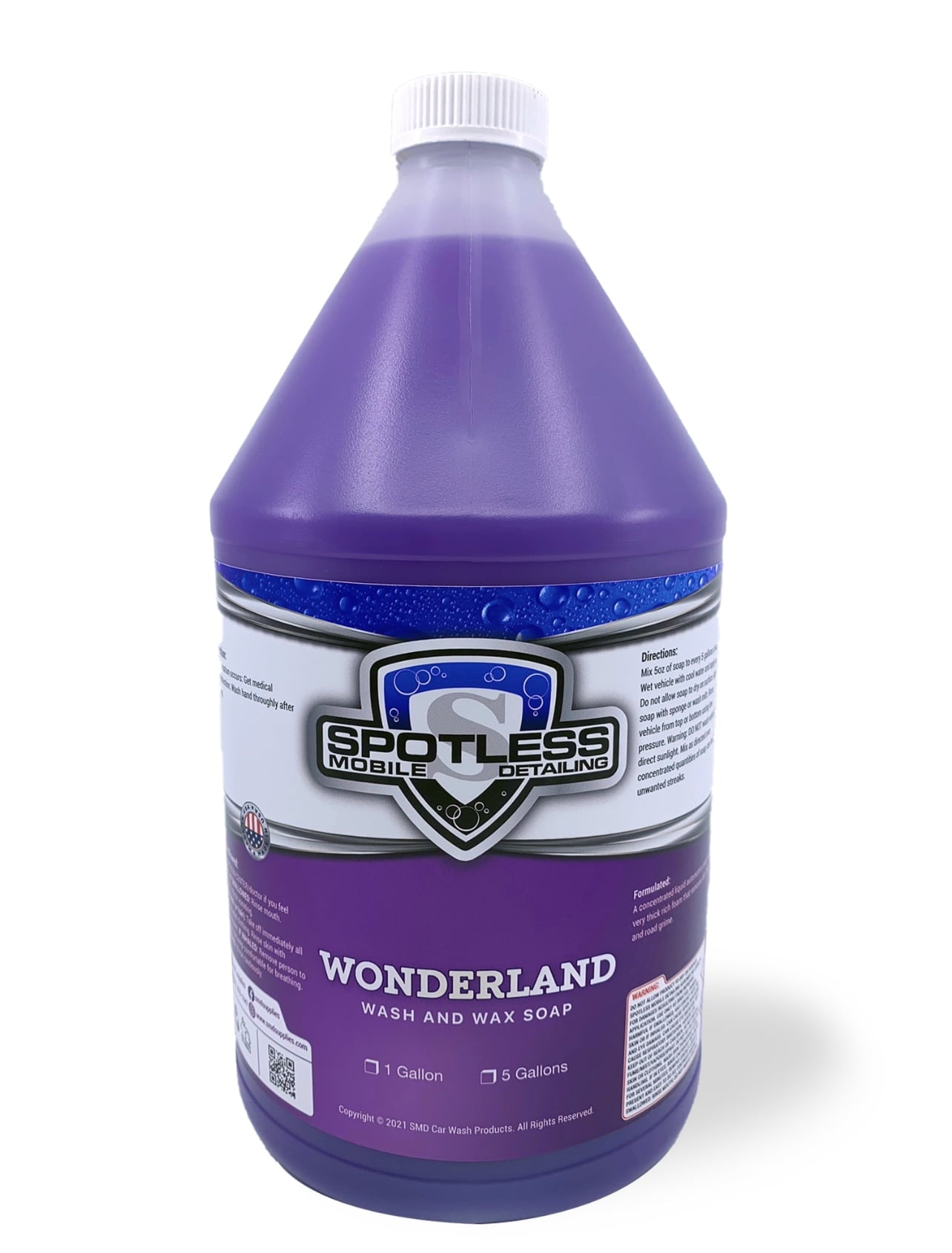 Best SMD Wonderland Car Wash & Wax Soap | Shine Time Tire Dressing | Keeping Your Tires Clean and Shiny | Tire Coating Spray | Wheel Cleaner | 1 gal