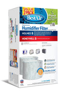 BestAir® H75 Value 2 Pack Extended Life Humidifier Replacement Paper Wick For Holmes Humidifiers. SIZE: 7 1/2″ x 28 1/8″ x 1″. WEIGHT: 0.75 lbs.