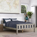 Better Homes & Gardens Kane Wooden Platform Bed, Full Size, Gray