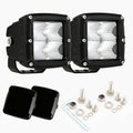 Biglion.x 3 inch LED Cube Lights Pair 80W 8000LM Fog Offroad Driving Pods Work Bumper Auxiliary Lights for Pickup Trucks SUV ATV UTV