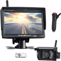Bileeko RV Backup Camera System 7 inch Monitor Wireless Rear View Camera