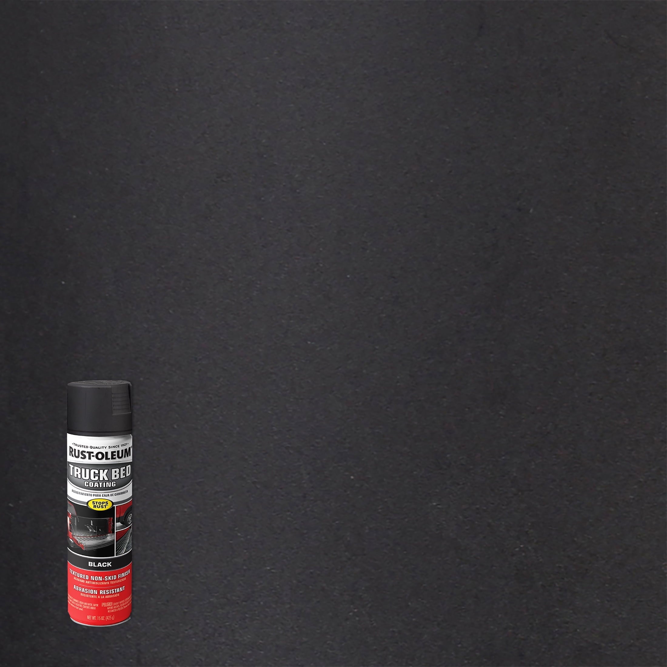 Black, Rust-Oleum Automotive Truck Bed Coating Spray Paint-248914, 15 oz