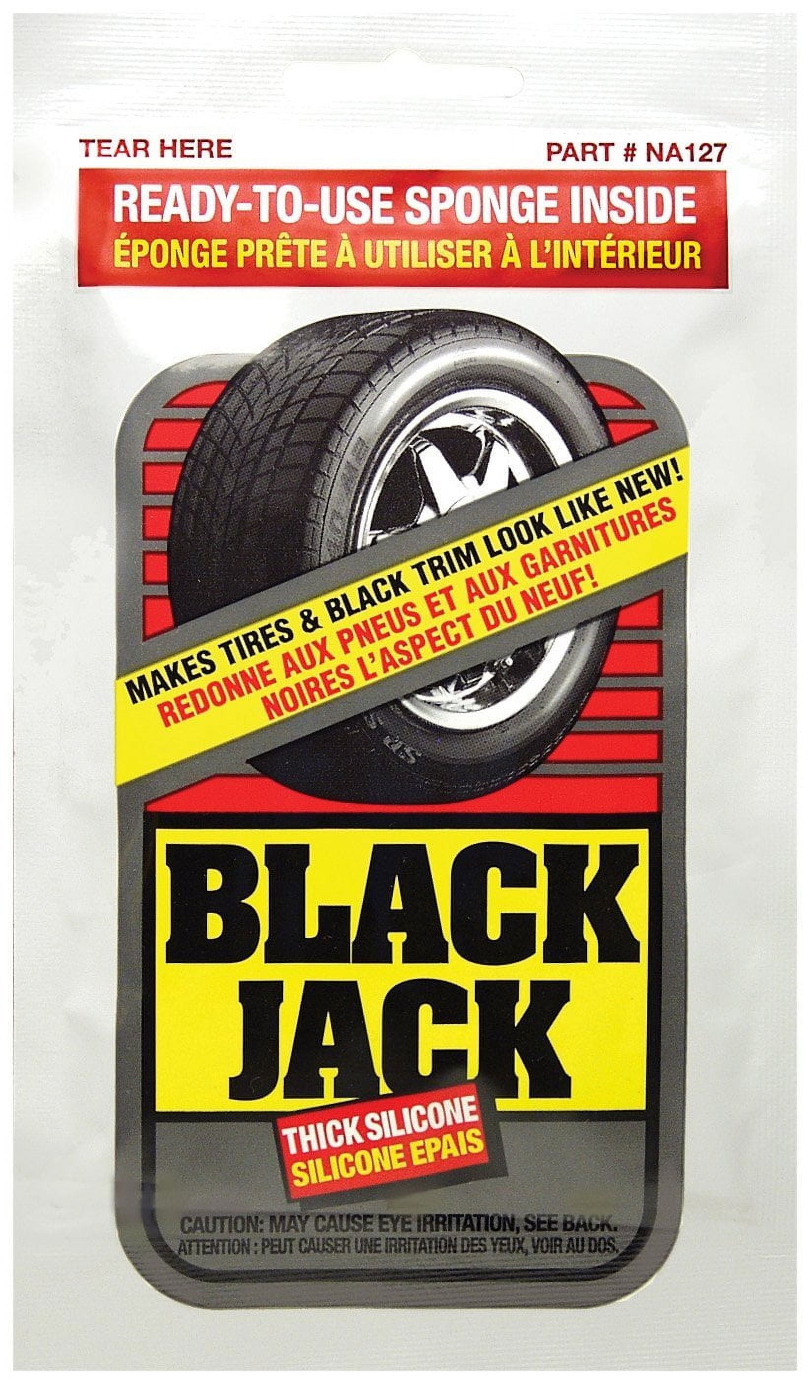 Blue Magic Black Jack Thick Silicone Tire Shine, Repels Dirt & Grime - Single PK