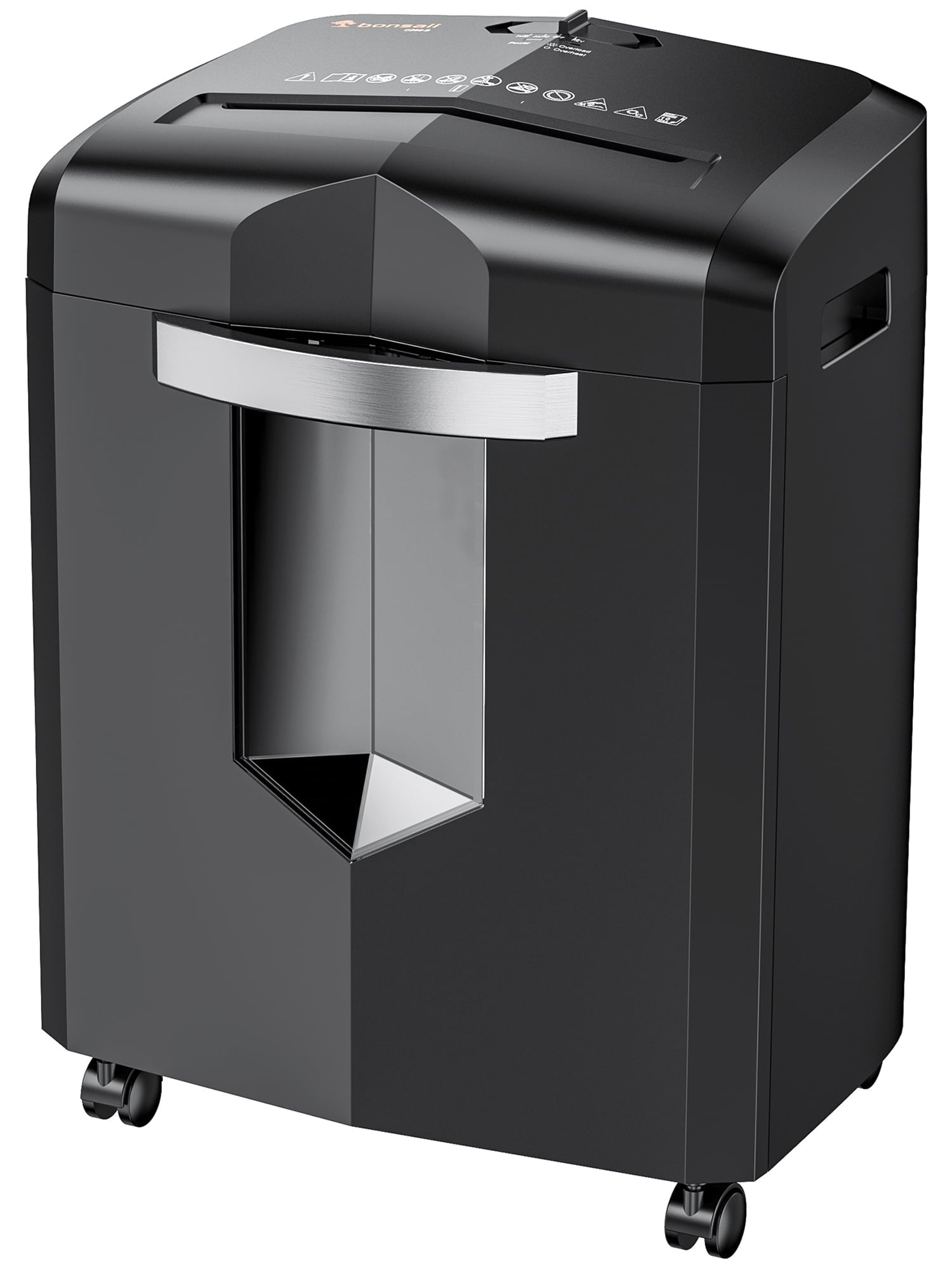 Bonsaii 12-Sheet Micro Cut Paper Shredder Heavy Duty Shredder with 4.1 gal Pullout Bin