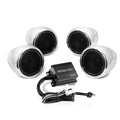 Boss Audio Systems MC470B 3 inch Motorcycle Speakers and Amplifier Audio Sound System – Bluetooth 2 Channel Amplifier, Weatherproof, Volume Control, ATV UTV Compatible, for Stereo, Tweeters