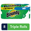 Bounty Select-A-Size Paper Towels, White, 8 Triple Rolls = 24 Regular Rolls, 8 Count