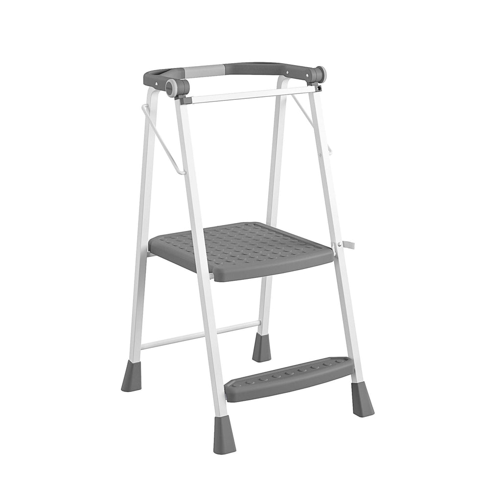 COSCO 2-Step Kitchen Stepperâ¢ Adult Folding Step Stool, Kids Folding Helper (Steel/Resin)