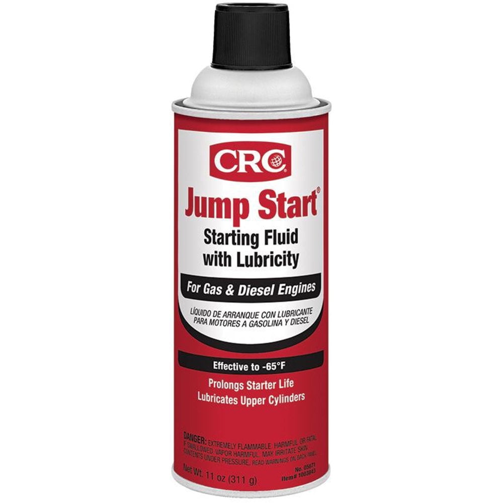 CRC 05671 Jump Start Starting Fluid with Lubricity - 11 oz.