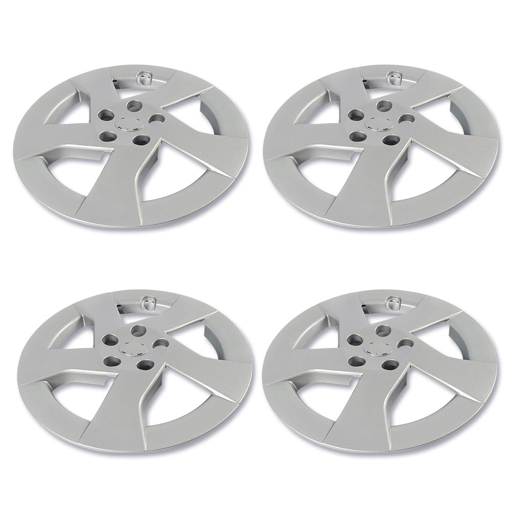 CROSSDESIGN Hubcaps Wheel Cover 15 inch Fit for 2010-2011 Toyota Prius Auto Tire Replacement Exterior Cap 4pcs