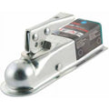CURT 25128 Straight Tongue Trailer Coupler for 2-Inch Channel, 1-7/8-In Hitch Ball, 2,000 lbs