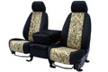 CalTrend Front Buckets Mossy Oak Seat Covers for 1998-2004 Chevy S10 - CV609-79MB Shadow Grass Blades Insert with Black Trim