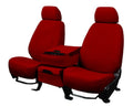 CalTrend Front Buckets Tweed Seat Covers for 2007-2014 Chevy/GMC Suburban|Tahoe|Silverado|Avalanche|Sierra|Yukon 1500-3500 - CV405-02TA Red Insert and Trim