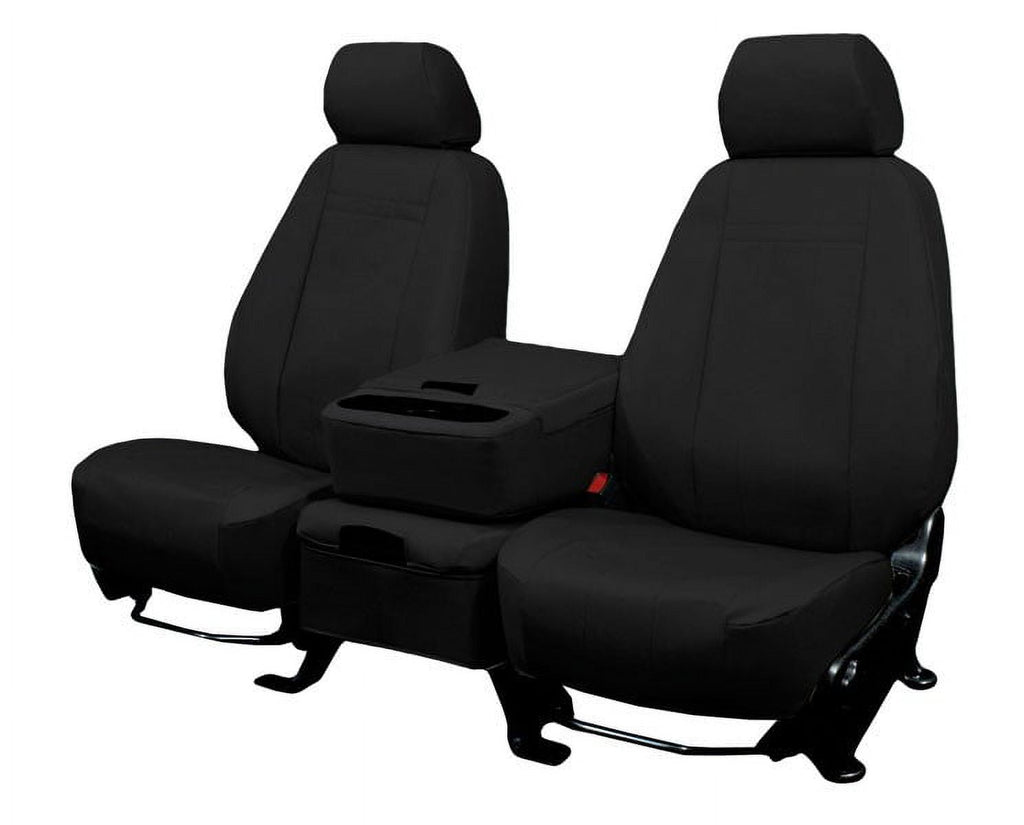 CalTrend Rear 60/40 Split Bench DuraPlus Seat Covers for 2012-2015 Honda Pilot - HD177-01DA Black Insert and Trim