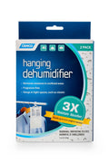 Camco Fragrance Free RV Hanging Dehumidifier - Reduces Moisture in Closets - 2 Pack, White (44286)