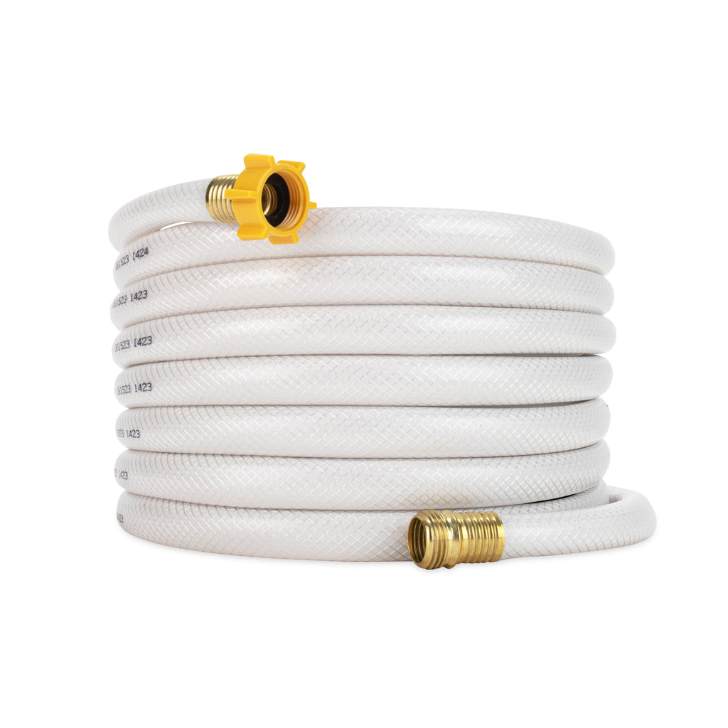 Camco TastePURE 25-Foot Camper/RV Drinking Water Hose | Lead-Free, BPA-Free, and Phthalate-Free UV-Stabilized PVC (22783)