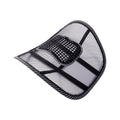Car Back Support Massage Cushion, Waist Back Seat Massage Mesh Support Lumbar Back Cushion Relief Waist Support Cushion Pad Posture Corrector