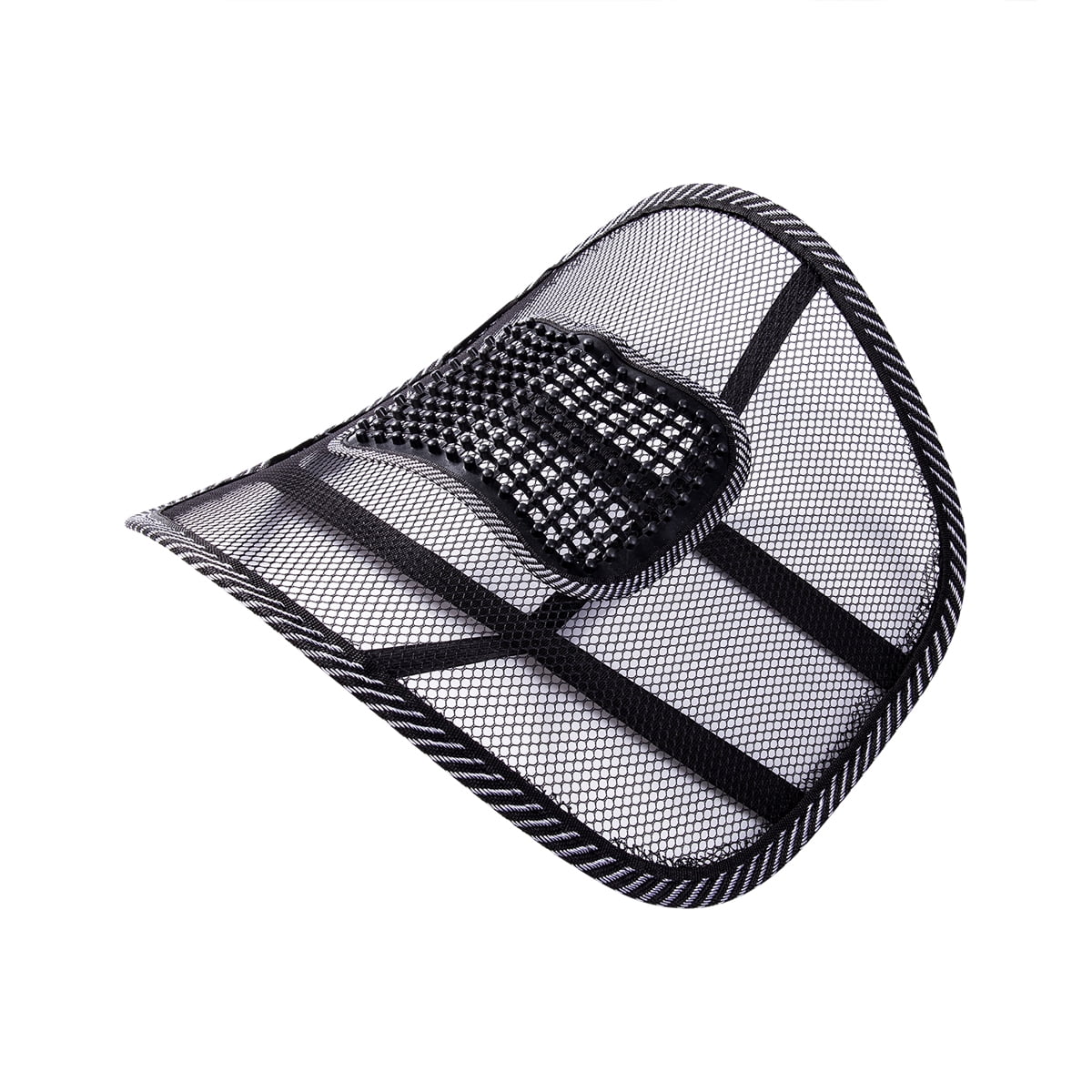 Car Back Support Massage Cushion, Waist Back Seat Massage Mesh Support Lumbar Back Cushion Relief Waist Support Cushion Pad Posture Corrector