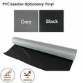 Car &Marine Vinyl Faux Leather Upholstery Black/Gray Repair in/Patch Up Seat Shole Shedding 54"Width