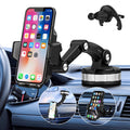 Car Phone Holder Mount Universal Adjustable Suction Cup Phone Holder for Car Air Vent Dashboard Windshield Fit for iPhone Smartphones
