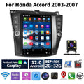 Car Radio Stereo for Honda Accord 2003-2007, 9.7" Touchscreen Android 12 Support Carplay Android Auto/Navigation/Bluetooth/USB/Video/Steering Wheel Control/Rear Camera/ 2+32G,Black