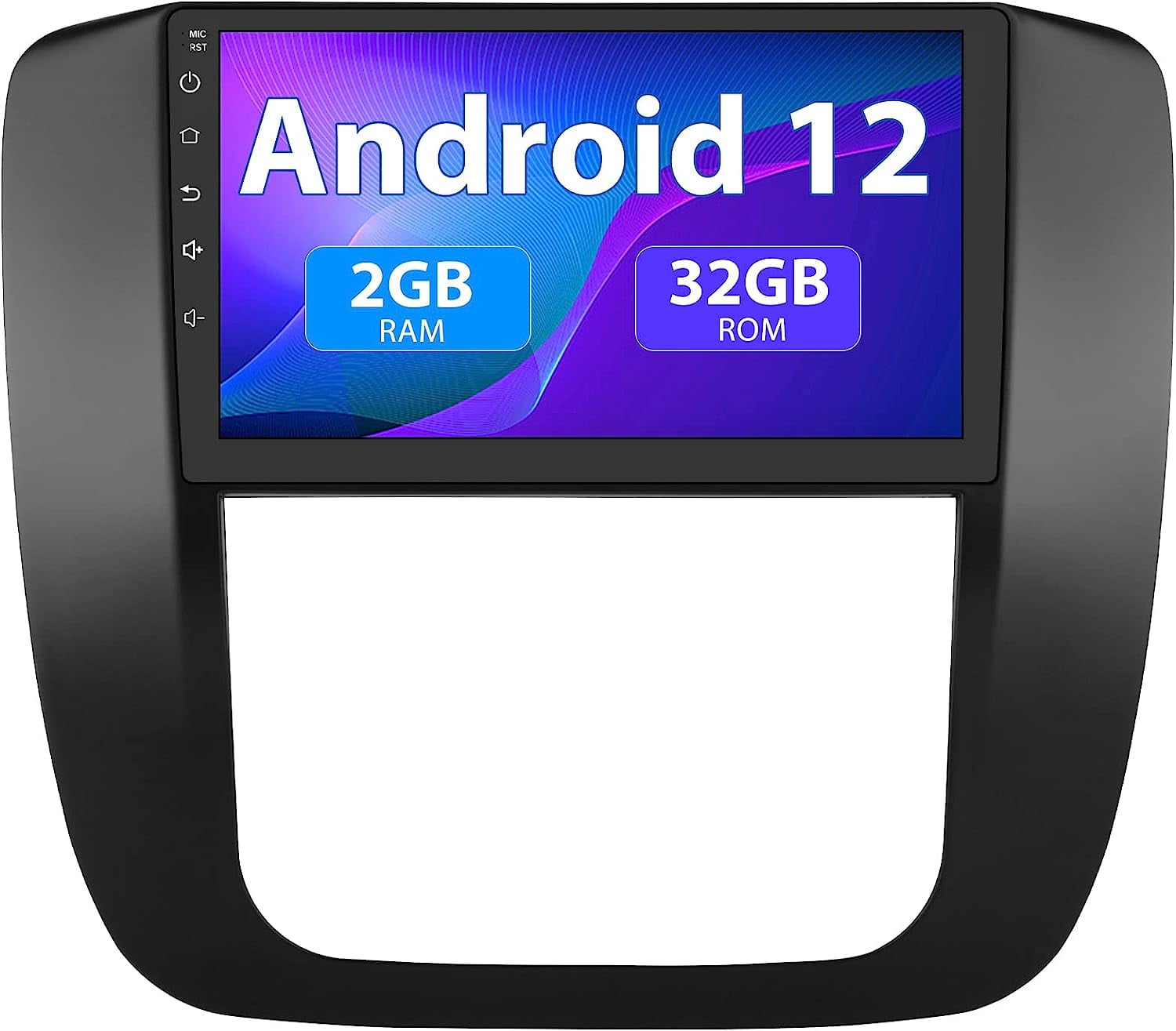 Car Radio Stereo for GMC Yukon Chevrolet Chevy Tahoe Suburban 2007-2012 with Built in wireless Apple CarPlay Andriod Auto Black