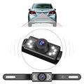 Car Rear View Camera, TSV Backup Camera for Car, HD Reversing Camera with Night Vision, Crystal Night Vision, 170° Wide Angle, IP67 Waterproof License Plate Reverse Camera for Truck Trailer SUV