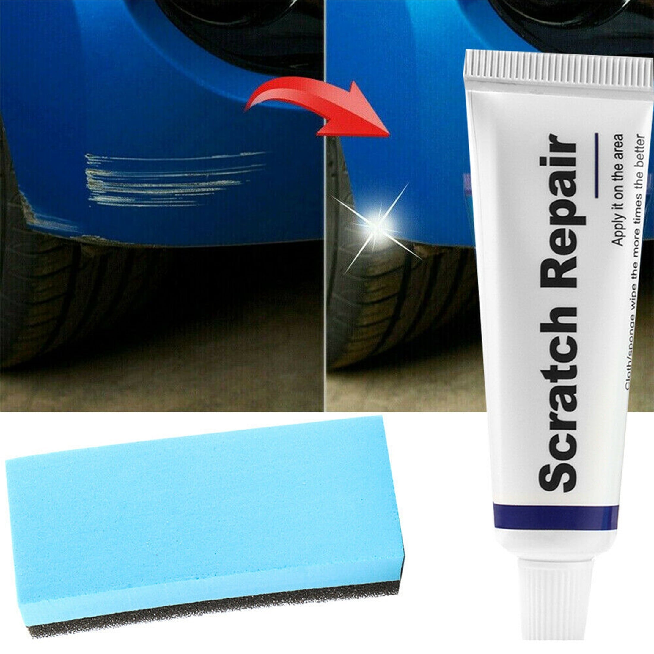 Car Scratch Remover Repair Paint Body Compound Paste Clear Kits Auto Accessories