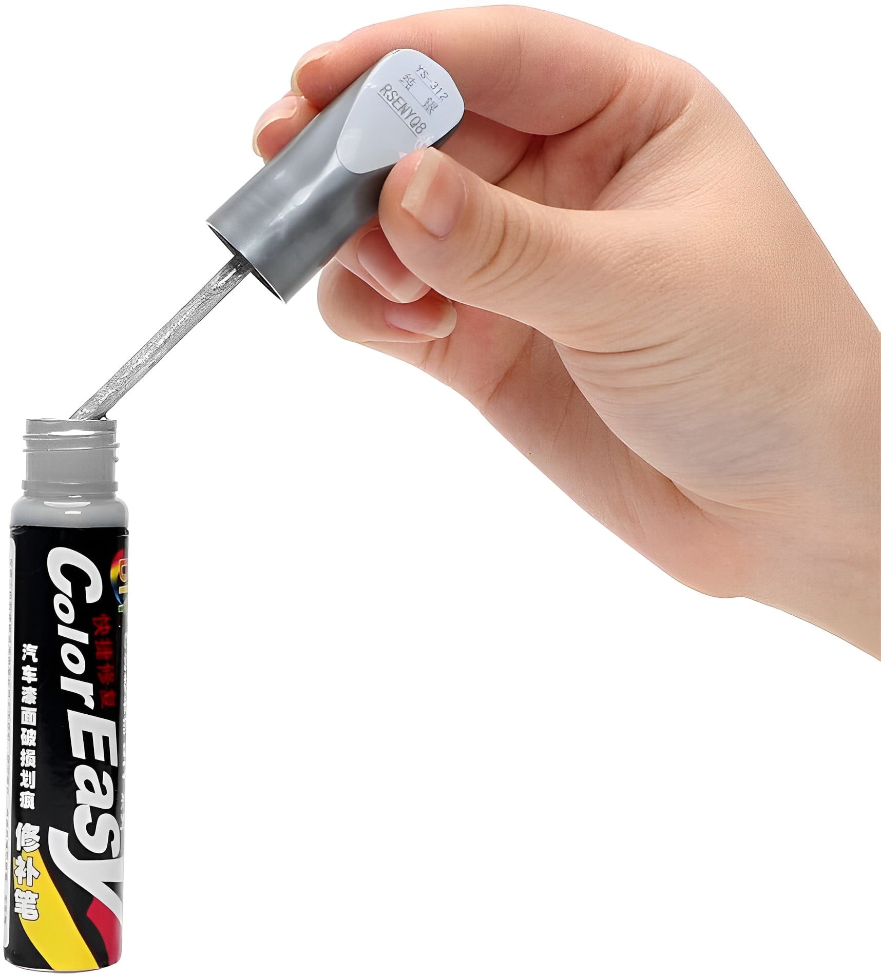 Car Scratch Repair Pen Car Remover Scratch Repair Paint Pen Clear Painting Pens Work for Various Cars Deep Scratches Silver Car Touch Up Paint Easy Repair (Silver)