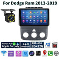 Car Stereo Radio for Dodge Ram 2013-2019 Android 12 9inch Touch Screen Radio Replacement Support Wireless Carplay Android Auto Navigation Bluetooth Radio WiFi Audio Video 2+32G, Black