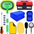 Car Wash Kit, Car Cleaning Tools Kit, Detailing Interiors Premium Microfiber Cleaning Cloth