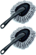 Car Wax Drag Nano Fiber Car Wash Brush Car Dusting Tool Car Mop Wax Duster Exterior Interior Cleaning Kit (Premium Car Duster & Dash Duster),,F171265