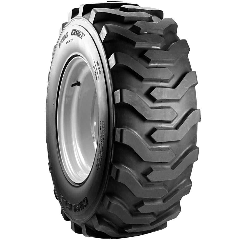 Carlisle Trac Chief Skid Steer Tire - 20X8-10 LRB 4PLY Rated