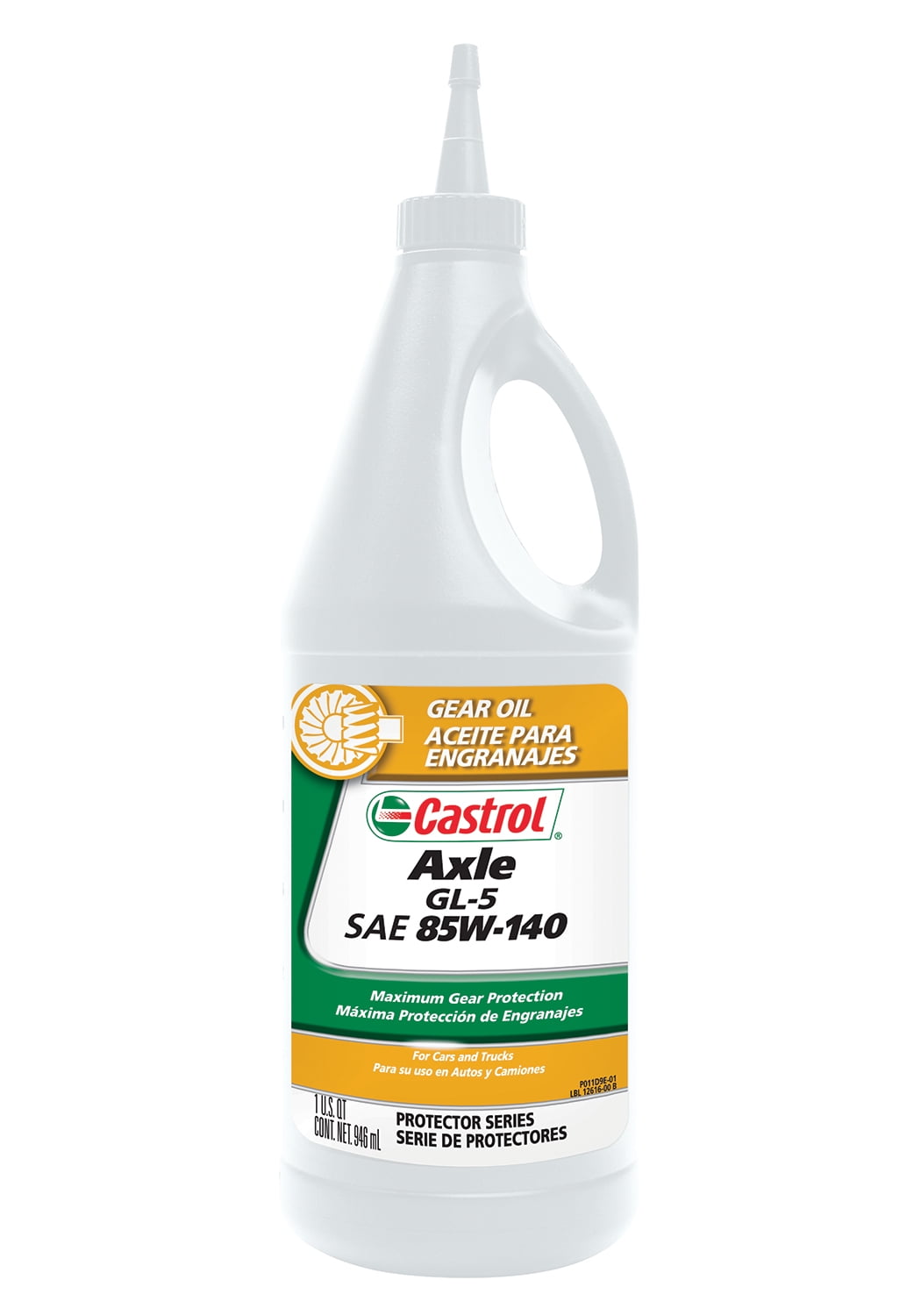 Castrol Axle GL-5 SAE 85W-140 Protector Series Gear Oil, 1 Quart