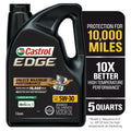 Castrol EDGE 5W-30 Advanced Full Synthetic Motor Oil, 5 Quarts