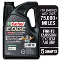 Castrol EDGE High Mileage 0W-20 Advanced Full Synthetic Motor Oil, 5 Quarts