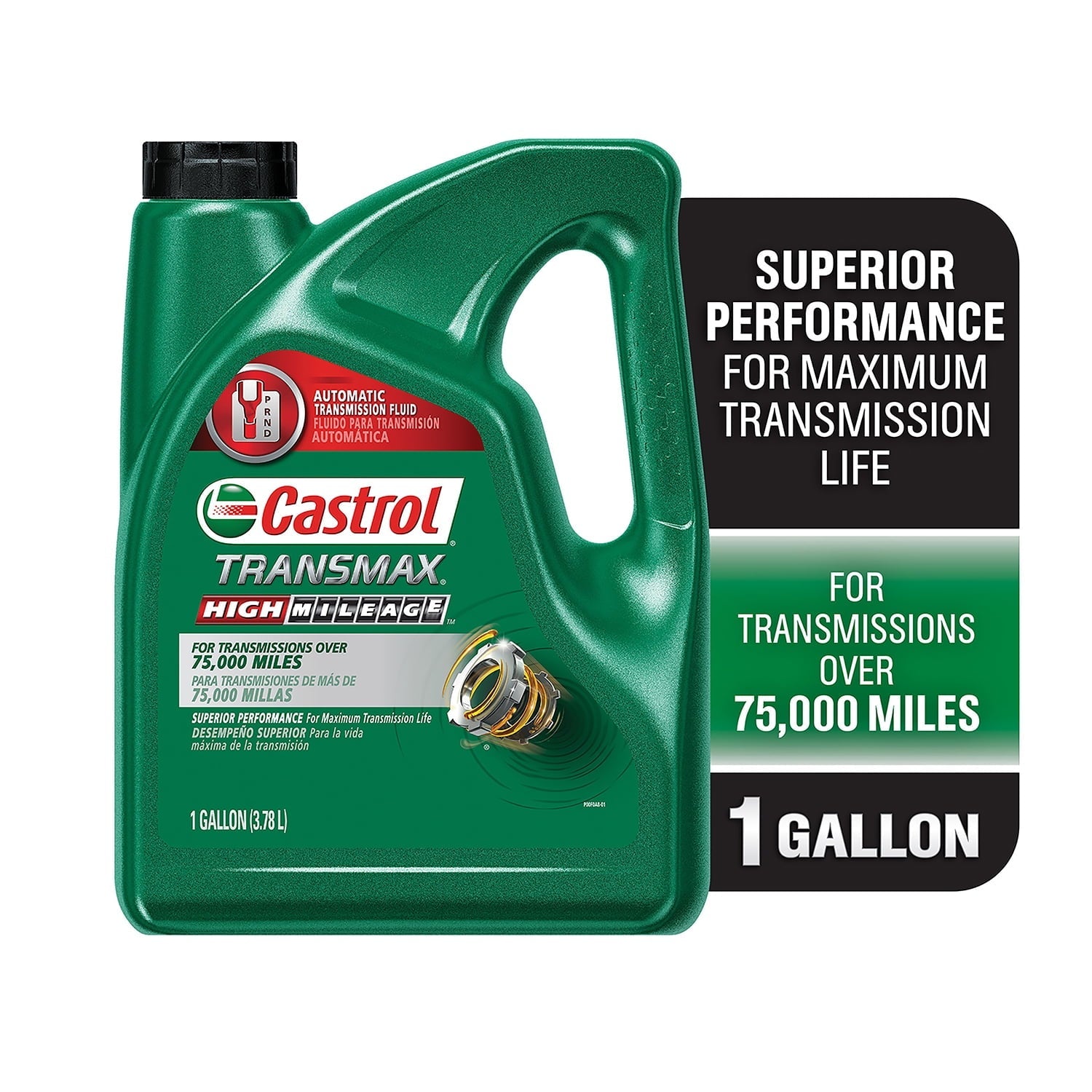Castrol Transmax High Mileage Automatic Transmission Fluid, 1 Gallon Fits select: 1992-2014 HONDA CIVIC, 2014 HONDA CR-V