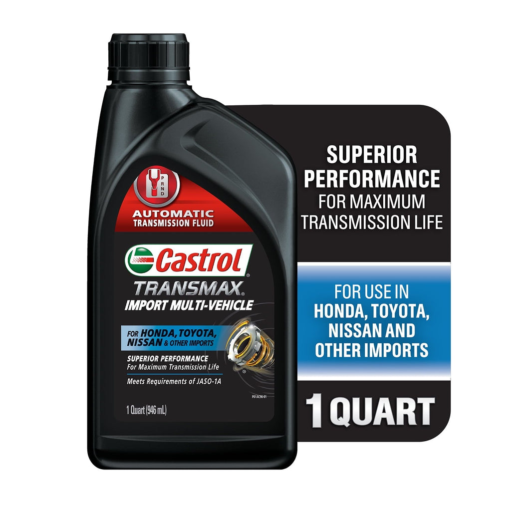 Castrol Transmax Import Multi-Vehicle Automatic Transmission Fluid, 1 Quart