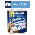 Charmin Ultra Soft Toilet Paper 6 Mega Rolls, 224 Sheets per Roll