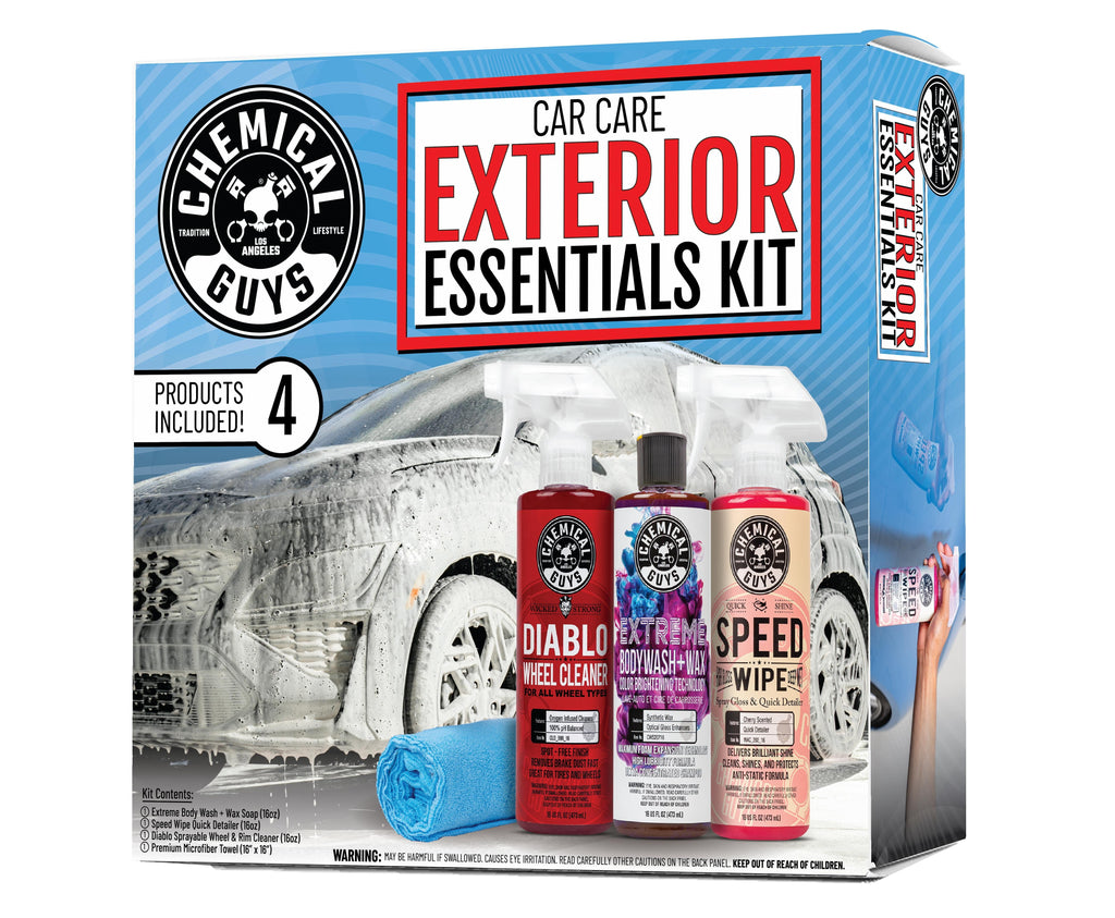 Chemical Guys Car Care Exterior Essentials Kit (4 Items)