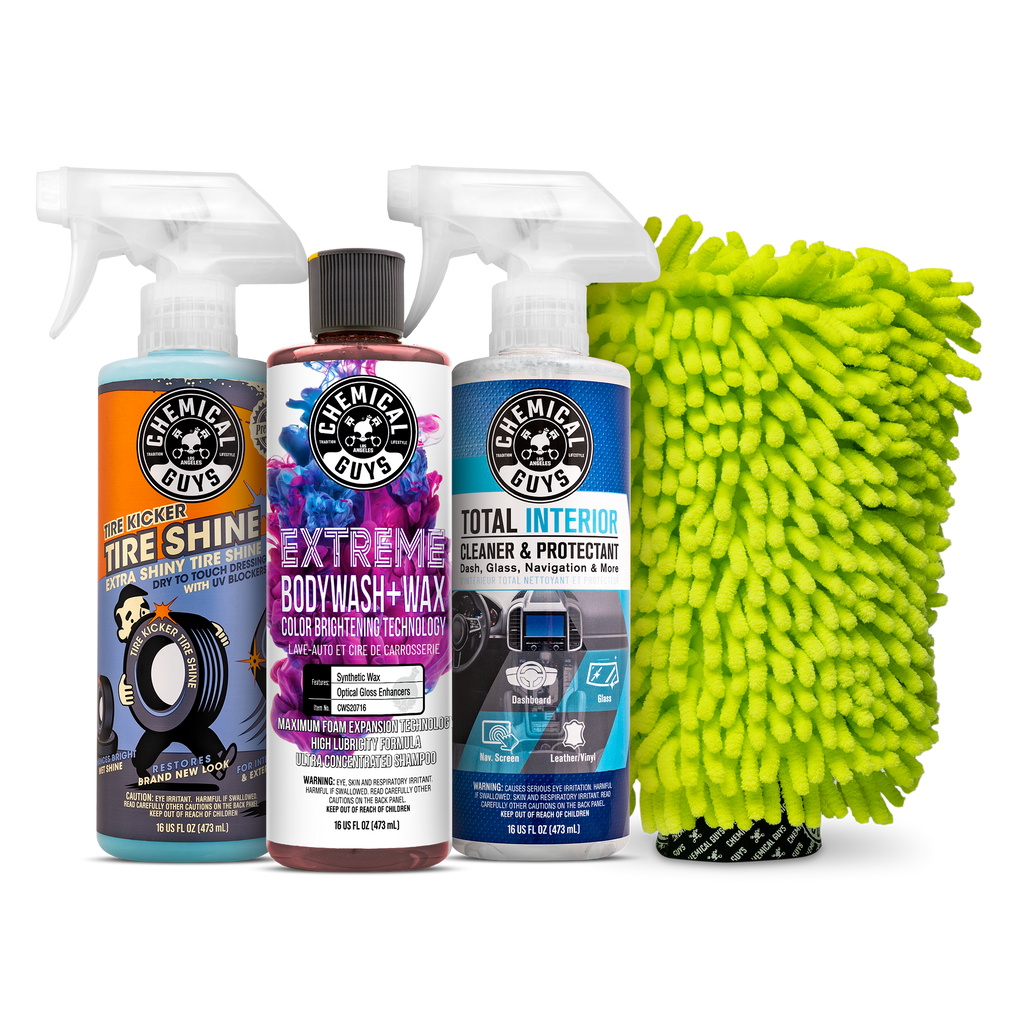 Chemical Guys Perfect Finish Clean & Shine Car Care Kit (5 Piece)