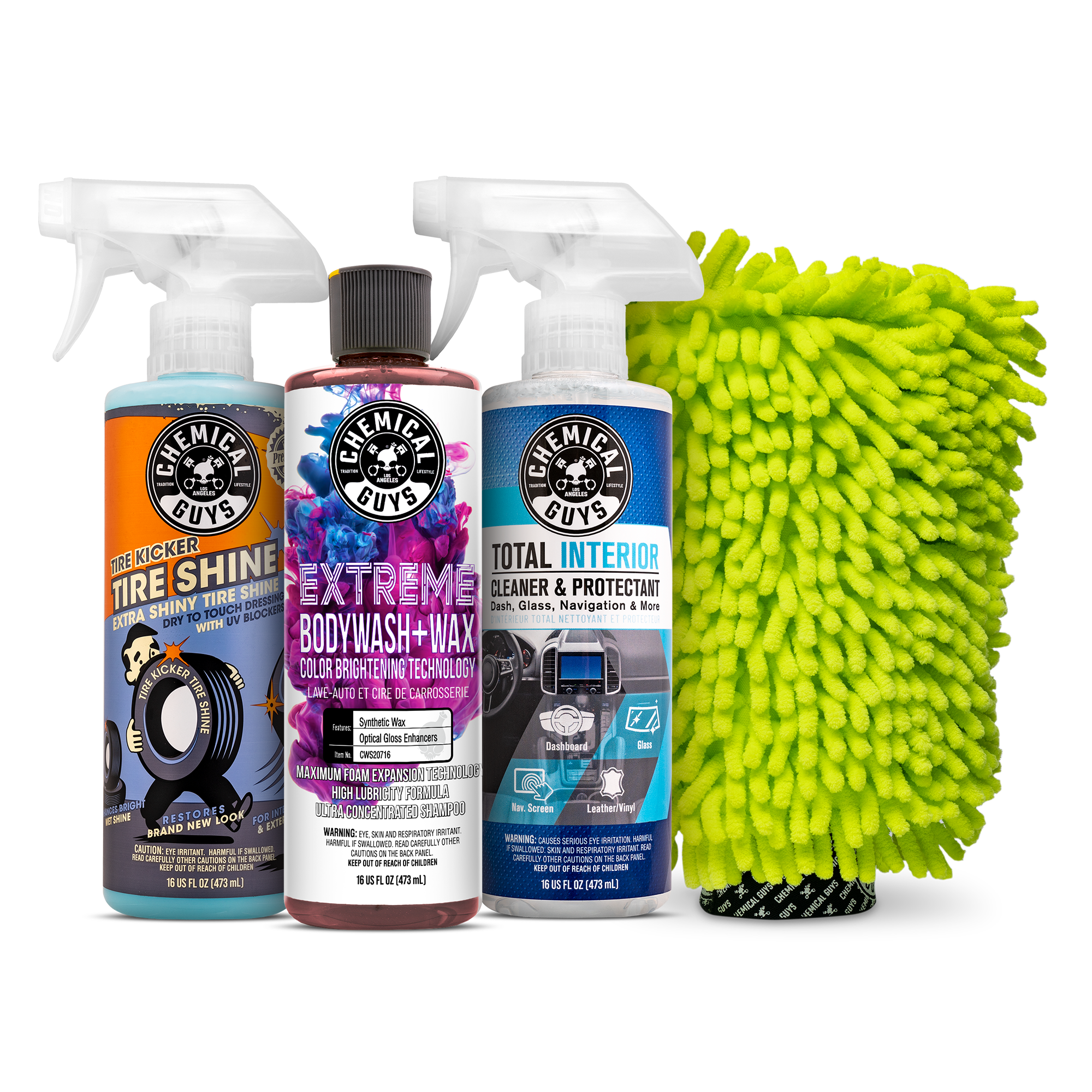 Chemical Guys Perfect Finish Clean & Shine Car Care Kit (5 Piece)