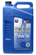 Chevron Supreme 10W-30 Motor Oil, 5 Quart
