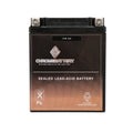 Chrome Battery Yb14A-A2 High Performance - Maintenance Free - Agm Motorcycle Battery