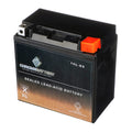 Chrome Battery Ytx14l-bs (14l-bs 12 Volt,12 Ah, 200 Cca) Motorcycle Battery for Harley-davidson Street Year (14-17)