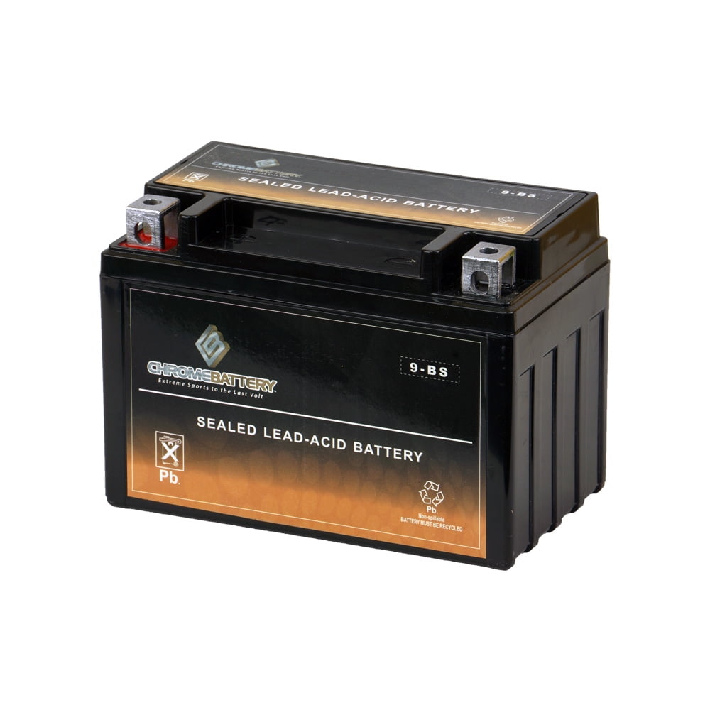 Chrome Battery Ytx9-Bs Atv Battery for Honda Trx250Ex, Te, Tm 250Cc 01-'09