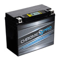 Chrome Pro Battery Ytx20hl-bs (20hl-bs 12 Volts,18 Ah, 310 Cca) iGel Motorcycle Battery for Harley-davidson 1340cc Fxd/fxst Dyna 1998