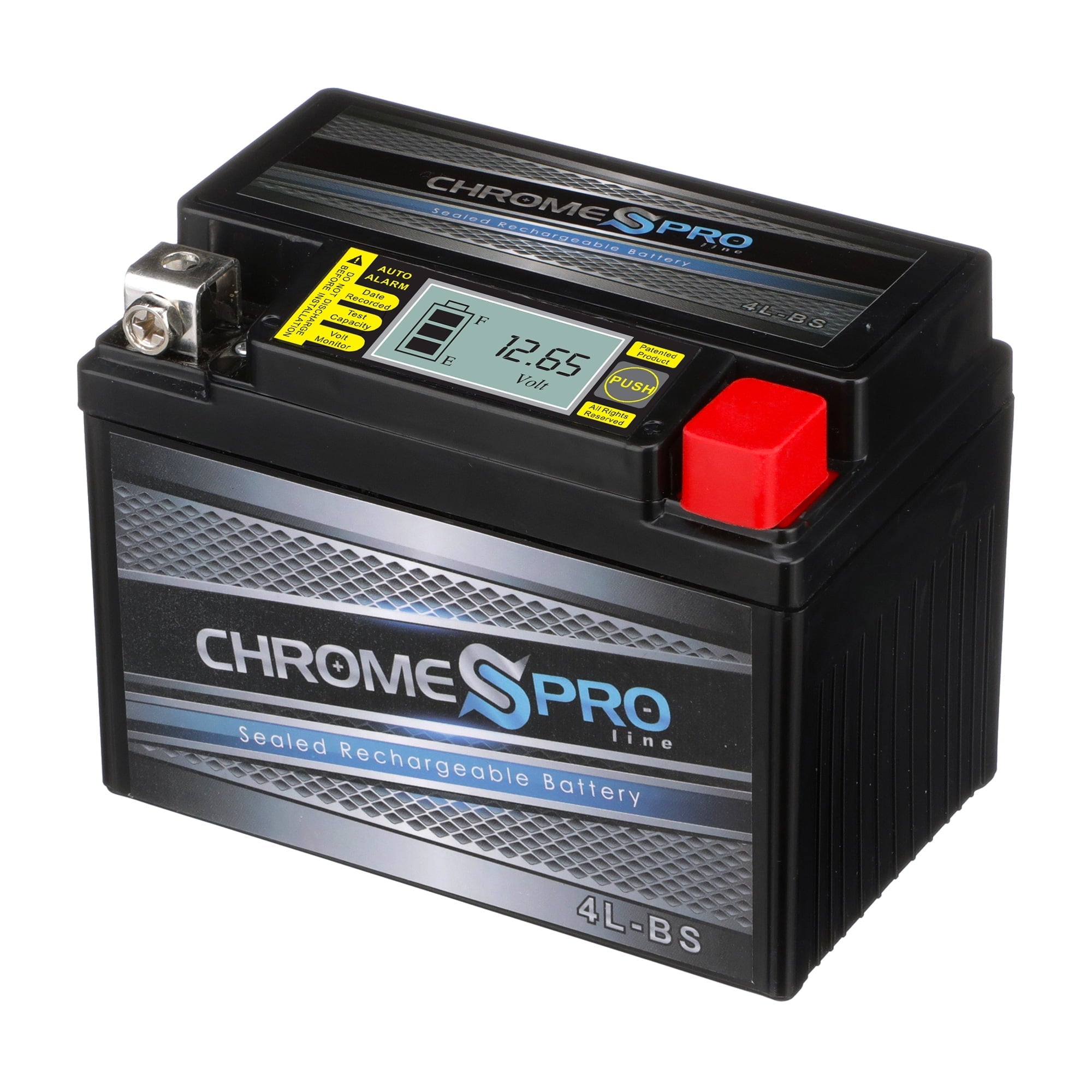 Chrome Pro Battery Ytx4l-bs (4l-bs 12 Volts,3 Ah, 50 Cca) Sealed AGM iGel Lawn Mower Battery for Snapper All Walk Behind Mowers Electric Start